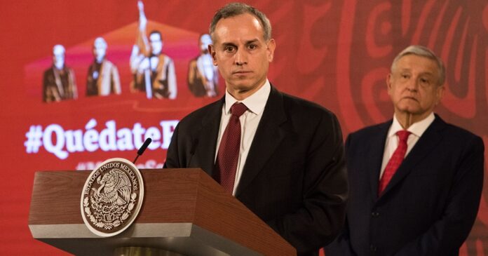 Hugo López-Gatell, subsecretario de Salud, y Andrés Manuel López Obrador, Presidente de México, el segundo defendió al primero por los
